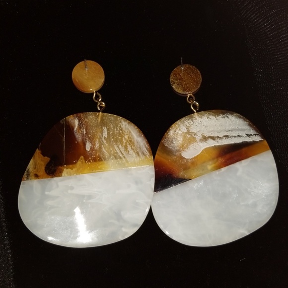 Modern Fashion Jewelry Disc earrings - Picture 4 of 6